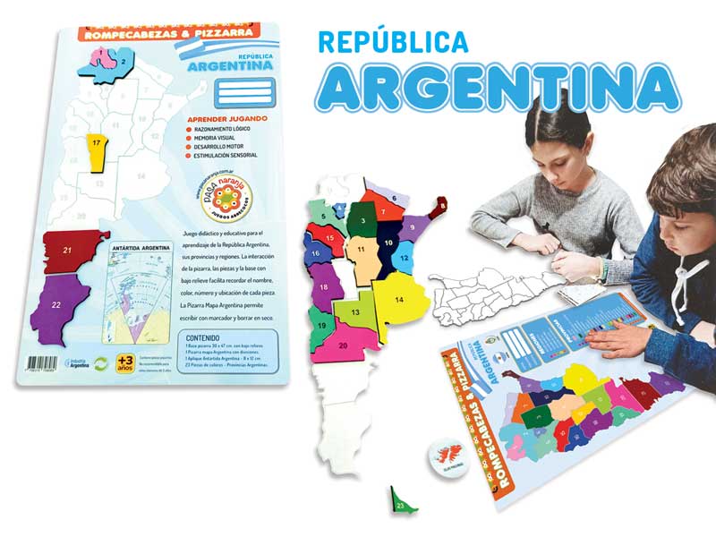 Puzzle didáctico y pizzarra